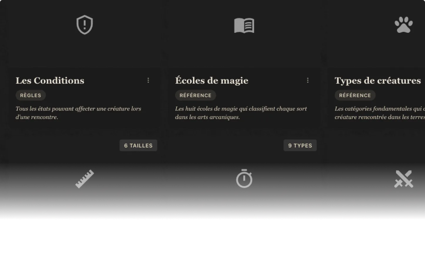 D&D Codex — inside the myTavern interface